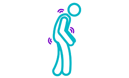 Icône illustrant l'instabilité posturale